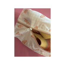 Load image into Gallery viewer, Samade By Sam Orange Butterfly Shoe Bag