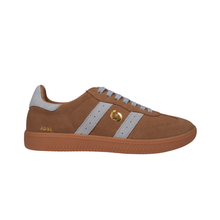 Load image into Gallery viewer, Goodsole Parallel Smoke Brown Blue Suede