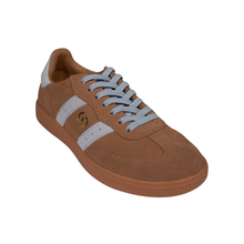 Load image into Gallery viewer, Goodsole Parallel Smoke Brown Blue Suede