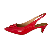 Load image into Gallery viewer, Chrissie Cognac Red Patent