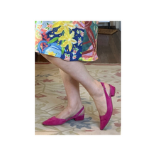 Load image into Gallery viewer, Chrissie Callie Hot Pink Suede