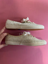 Load image into Gallery viewer, Pre-Loved Keds White Sparkle Size AU10