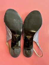 Load image into Gallery viewer, Pre-Loved Clarice Pewter Heels Size AU11