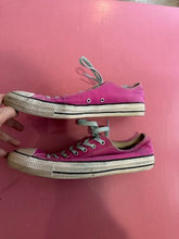 Load image into Gallery viewer, Pre-Loved Converse All Star Lows Pink Size Au14