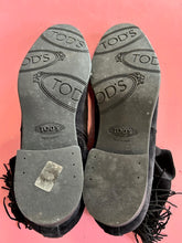 Load image into Gallery viewer, Pre-Loved Tod's Black Suede Boot