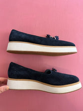 Load image into Gallery viewer, Pre-Loved Wittner Navy Loafers