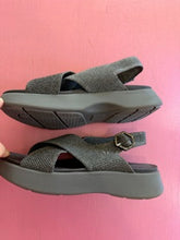 Load image into Gallery viewer, Pre-Loved Vivaia Grey knitted sandal