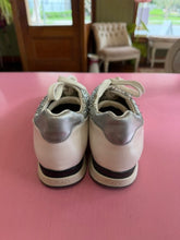 Load image into Gallery viewer, Pre-Loved Tod's Silver Glitter Sneaker
