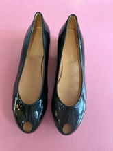Load image into Gallery viewer, Pre-Loved Robert Clergerie Peep Hole Wedge