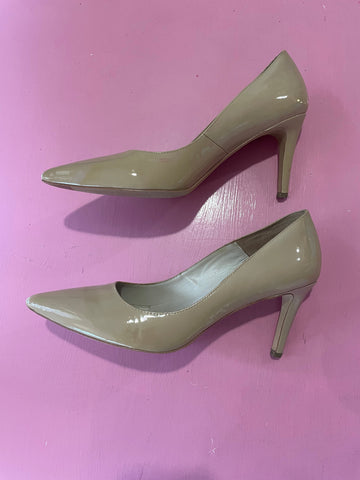 Pre-Loved Jo Mercer Nude Heel Size AU11