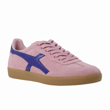 Load image into Gallery viewer, Goodsole Crossroads Pink Navy Suede
