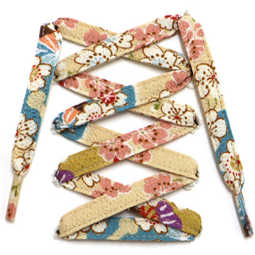 Kimono Laces 123 White Blue