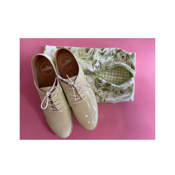 Samade By Sam Green Floral Shoe Bag