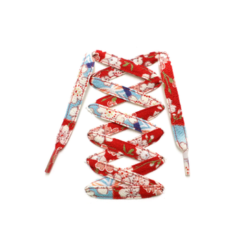 Kimono Laces 122 Red Blue