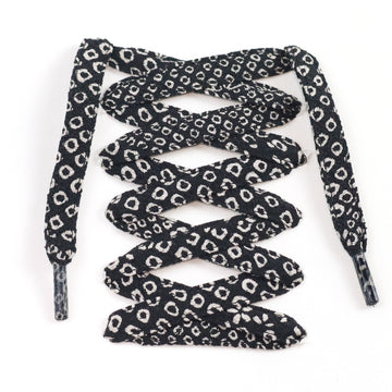 Kimono Laces 199 Black Geo Dot Print
