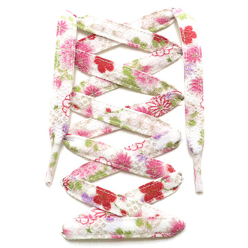 Kimono Laces 205 White Red Pink