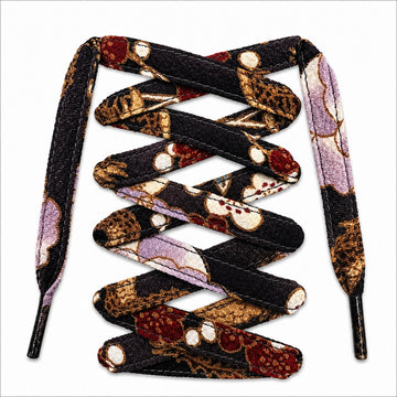 Kimono Laces 277 Purple Brown