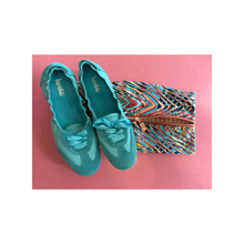 Load image into Gallery viewer, Samade By Sam Blue Orange Shoe Bag
