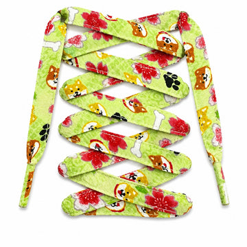 Kimono Laces 322 Green Pink