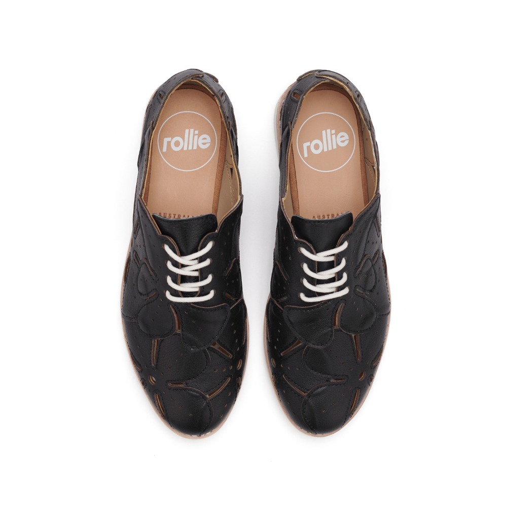 Rollie Sidecut Black Applique
