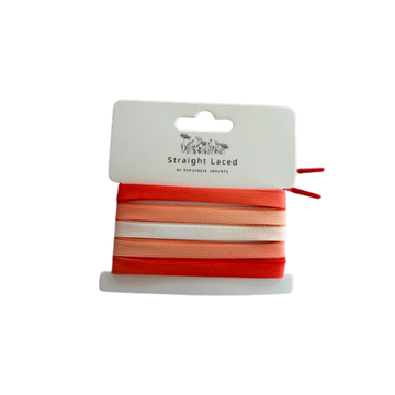 Straight Laced Orange Faded laces