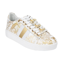 Load image into Gallery viewer, Hinako Bee White Gold Flower
