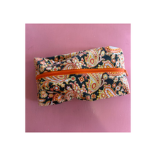 Load image into Gallery viewer, Samade By Sam Orange Paisley Shoe Bag
