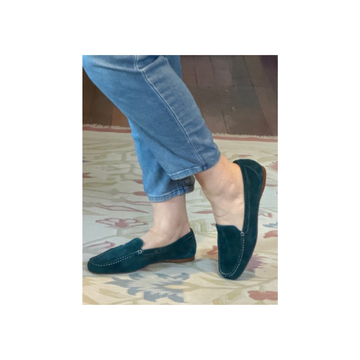 Hush Puppies Kairos Teal Suede