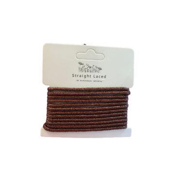 Straight Laced Brown round laces