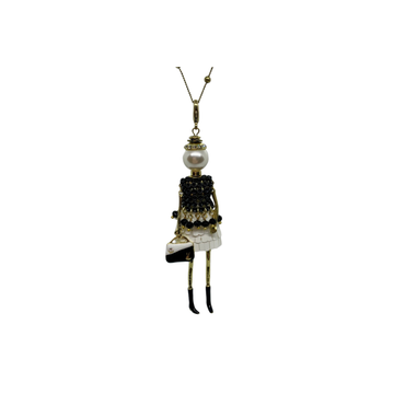 Charlotte Gold French Doll Necklace