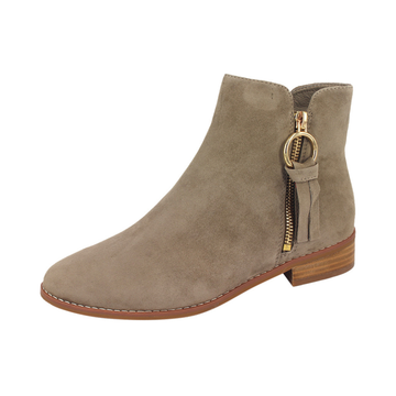Chrissie Ember Taupe Suede