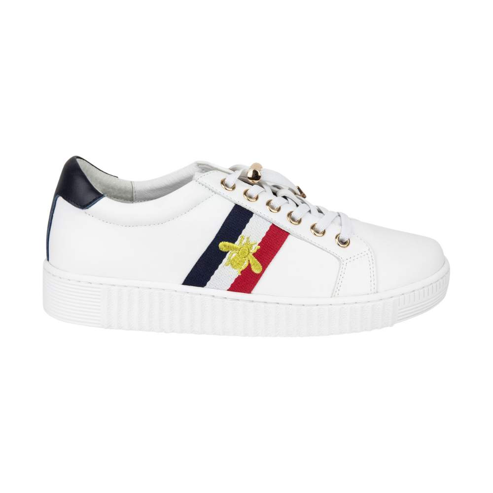 Hinako Bianca White Navy