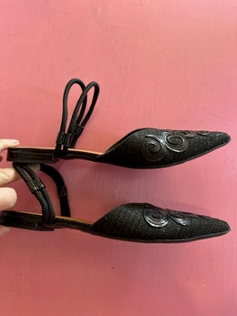 Pre-Loved Valerio Conte Iris Black Size 43/AU10.5