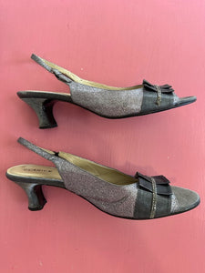 Pre-Loved Clarice Pewter Heels Size AU11