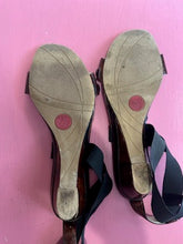 Load image into Gallery viewer, Pre-Loved Chrissie Brown Patent Sandal Size 42
