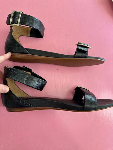Pre-Loved Frankie4 Black Sandals