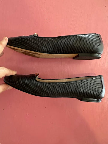 Pre-Loved Mimco Black Ballet Flat Size 42
