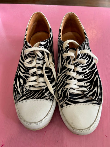 Pre-Loved L'Ecologica Zebra LaceUps