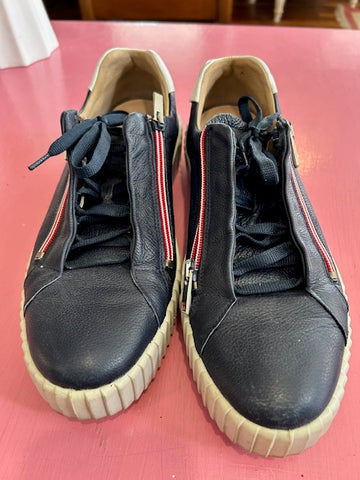 Pre-Loved Romika Navy Red White Sneakers