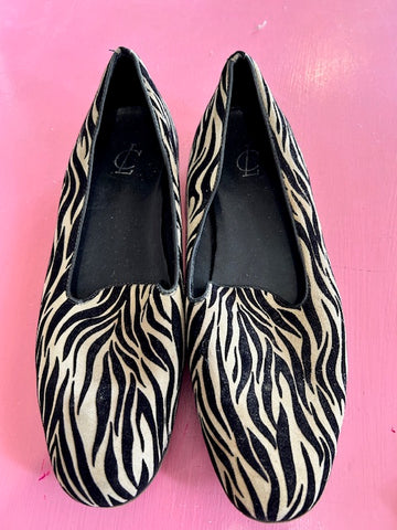 Pre-Loved Communication Love Zebra Loafer