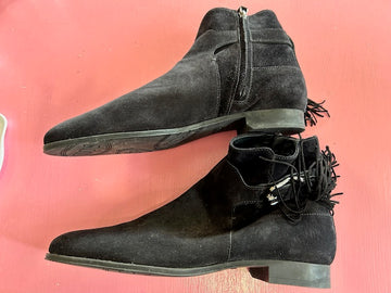 Pre-Loved Tod's Black Suede Boot