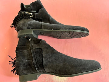 Pre-Loved Tod's Black Suede Boot