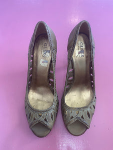 Pre-Loved Guess Olive Heels Size AU10