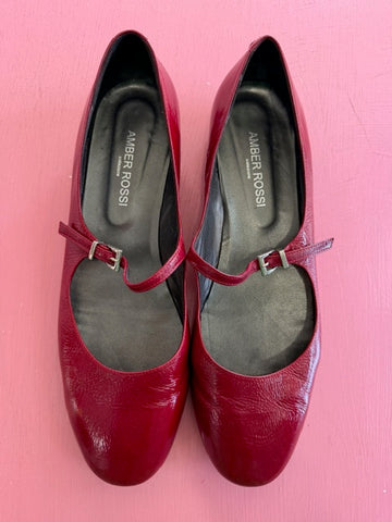 Pre-Loved Amber Rossi Red Mary Jane