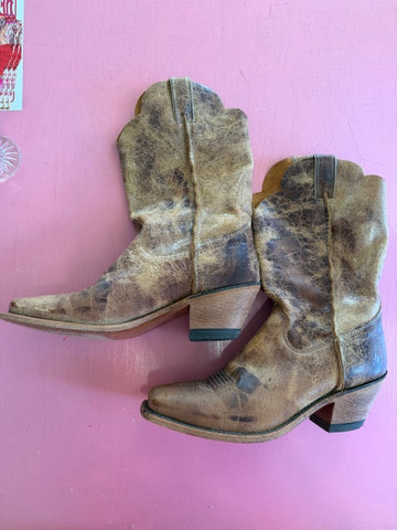 Pre-Loved Justin Cowgirl Boots