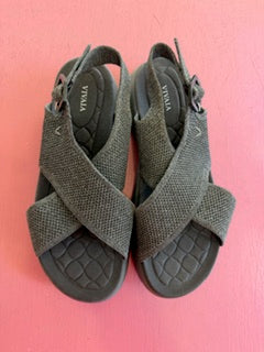 Pre-Loved Vivaia Grey knitted sandal