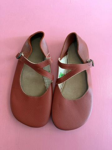 Pre-Loved Softstar Primal Mary Janes in rust