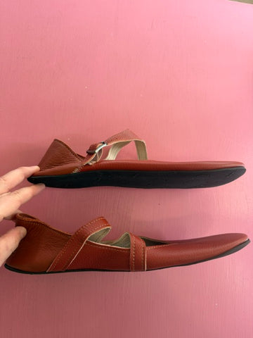 Pre-Loved Softstar Primal Mary Janes in rust