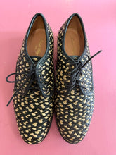 Load image into Gallery viewer, Pre-Loved Robert Clergerie Raffia Brogues
