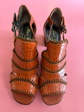 Load image into Gallery viewer, Pre-Loved Robert Clergerie Poma Mid Heel Ankle Strap
